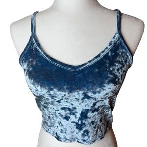 Urban Outfitters Kimchi Blue Crushed Velvet Tank Top - Size Small